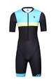 MONTON Kombinezon kolarski - WEAVO TRIATLON - czarny/żółty/niebieski