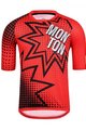 MONTON Koszulka kolarska z krótkim rękawem - POW MTB - czerwony