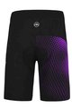 MONTON Krótkie spodnie kolarskie bez szelek - BAM MTB - czarny/fioletowy