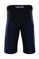 MONTON Krótkie spodnie kolarskie bez szelek - JANKUN MTB - czarny/niebieski