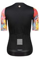 MONTON Koszulka kolarska z krótkim rękawem - SKULL RAINBOW LADY - kolorowy/czarny
