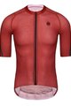MONTON Koszulka kolarska z krótkim rękawem - PRO CARBONFIBER - czerwony