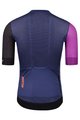 MONTON Koszulka kolarska z krótkim rękawem - TRAVELER EVO - niebieski/fioletowy/czarny