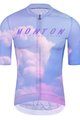 MONTON Koszulka kolarska z krótkim rękawem - EVENINGGLOW - różowy/fioletowy
