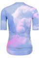 MONTON Koszulka kolarska z krótkim rękawem - EVENINGGLOW LADY - fioletowy/jasnozielony/różowy
