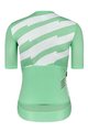 MONTON Koszulka kolarska z krótkim rękawem - SKULL III LADY - zielony/biały