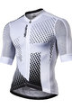 MONTON Koszulka kolarska z krótkim rękawem - ILLUMINATION - czarny/biały