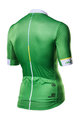 MONTON Koszulka kolarska z krótkim rękawem - COLORE PRIOGGIA - zielony