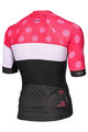 MONTON Koszulka kolarska z krótkim rękawem - CLIMBING FLOWER - czarny/różowy