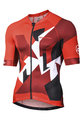 Monton Koszulka kolarska z krótkim rękawem - CINDER - czarny/czerwony/biały