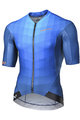MONTON Koszulka kolarska z krótkim rękawem - CASCATA - niebieski