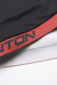 MONTON Koszulka kolarska z krótkim rękawem - GESSATO - czerwony/czarny