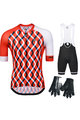 MONTON Kolarski mega zestaw - SHORE - czarny/czerwony