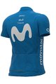ALÉ Koszulka kolarska z krótkim rękawem - MOVISTAR 2021 PRIME - jasnoniebieski