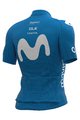 ALÉ Koszulka kolarska z krótkim rękawem - MOVISTAR 2021 PR-R - jasnoniebieski