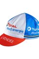 NALINI Czapka kolarska - DIRECT ENERGIE 2020 - czerwony/biały/niebieski