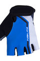 NALINI Kolarskie rękawiczki z krótkimi palcami - AIS SALITA  - biały/niebieski/czarny
