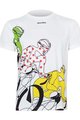 NU. BY HOLOKOLO Kolarska koszulka z krótkim rękawem - LE TOUR COLOURS - biały/kolorowy