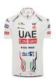 PISSEI Koszulka kolarska z krótkim rękawem - UAE TEAM EMIRATES 2024 KIDS - czarny/biały/czerwony