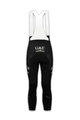 PISSEI Długie spodnie kolarskie z szelkami - UAE TEAM EMIRATES 23 - czarny