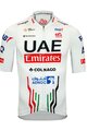 PISSEI Koszulka kolarska z krótkim rękawem - UAE TEAM EMIRATES 2024 - czarny/czerwony/biały