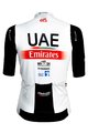 PISSEI Koszulka kolarska z krótkim rękawem - UAE TEAM EMIRATES 23 - biały/czarny/czerwony