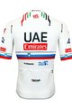 PISSEI Koszulka kolarska z krótkim rękawem - UAE TEAM EMIRATES SLOVENIAN 2024 - biały/czerwony