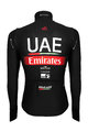 PISSEI Zimowa koszulka kolarska z długim rękawem - UAE TEAM EMIRATES 23 - czarny/czerwony/biały