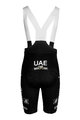 PISSEI Krótkie spodnie kolarskie z szelkami - UAE TEAM EMIRATES 2024 MAGISTRALE - czarny
