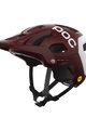 POC Kask kolarski - TECTAL RACE MIPS - bordowy/biały