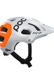 POC Kask kolarski - TECTAL RACE MIPS NFC - biały/pomarańczowy