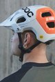 POC Kask kolarski - TECTAL RACE MIPS NFC - biały/pomarańczowy