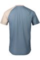 POC Koszulka kolarska z krótkim rękawem - MTB PURE - beżowy/niebieski