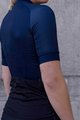 POC Koszulka kolarska z krótkim rękawem - ESSENTIAL ROAD LADY - czarny/niebieski