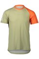 POC Koszulka kolarska z krótkim rękawem - MTB PURE - pomarańczowy/zielony