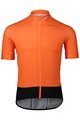 POC Koszulka kolarska z krótkim rękawem - ESSENTIAL ROAD - pomarańczowy/czarny