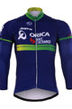 Letnia koszulka kolarska z długim rękawem - ORICA 2017 SUMMER - niebieski/zielony