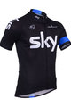 BONAVELO Koszulka kolarska z krótkim rękawem - SKY 2013 - czarny/niebieski