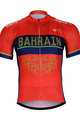 BONAVELO Koszulka kolarska z krótkim rękawem - BAHRAIN  MERIDA 2018 - czerwony/niebieski