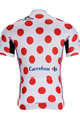 BONAVELO Koszulka kolarska z krótkim rękawem - TOUR DE FRANCE  - czerwony/biały