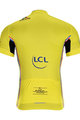 BONAVELO Koszulka kolarska z krótkim rękawem - TOUR DE FRANCE  - żółty
