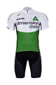 BONAVELO Krótka koszulka kolarska i spodenki - DIMENSION DATA 2018 - biały/czarny/zielony