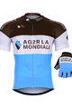 BONAVELO Kolarski mega zestaw - AG2R 2019 - niebieski/brązowy/biały