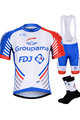 BONAVELO Kolarski mega zestaw - GROUPAMA FDJ 2019 - czerwony/biały/niebieski