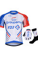BONAVELO Kolarski mega zestaw - GROUPAMA FDJ 2019 - czerwony/niebieski/biały
