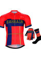 BONAVELO Kolarski mega zestaw - BAHRAIN MERIDA 2019 - czerwony/niebieski