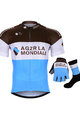 BONAVELO Kolarski mega zestaw - AG2R 2019 - biały/brązowy/niebieski