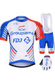 BONAVELO Kolarski mega zestaw - GROUPAMA FDJ 2019 - czerwony/niebieski/biały