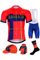 BONAVELO Kolarski mega zestaw - BAHRAIN MERIDA 2019 - niebieski/czerwony