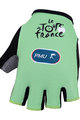 BONAVELO Kolarskie rękawiczki z krótkimi palcami - TOUR DE FRANCE - zielony
